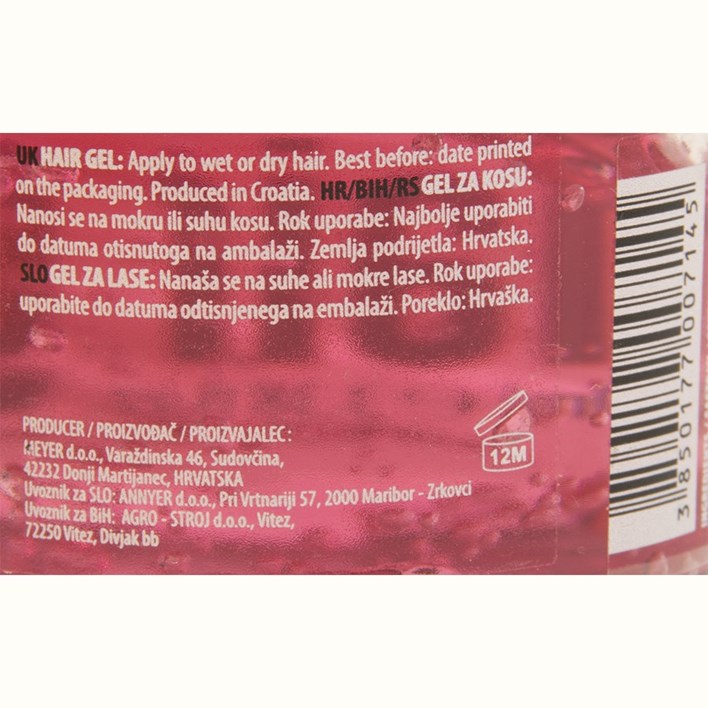 GEL ZA KOSU ANNYER STRONG PINK 100ml MEYER