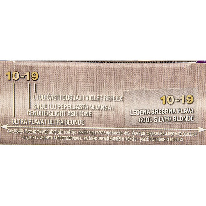 BOJA PALETTE 10-19 HLADNA SREBRENO PLAVA AWT