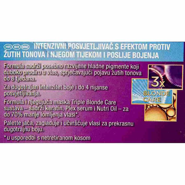 BOJA PALETTE 10-19 HLADNA SREBRENO PLAVA AWT