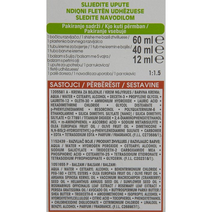 BOJA ZA KOSU GARNIER CRNA 1