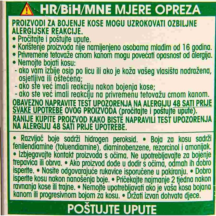 BOJA ZA KOSU GARNIER PLAVA 2.1