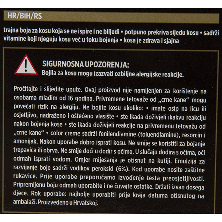 BOJA ZA KOSU RM45 TAMNI MAHAGONI ANNYER