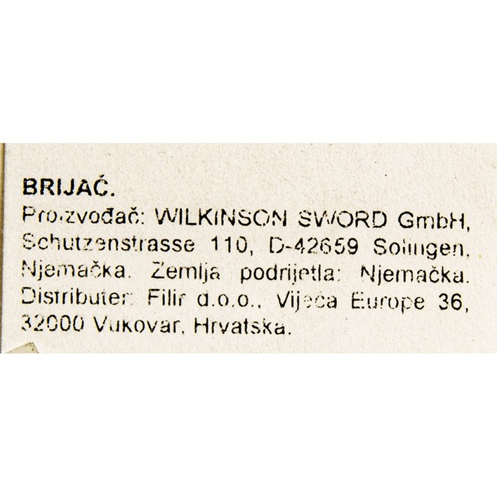 BRIJAČ WILKINSON CLASSIC METALNI +5 BRITVICA