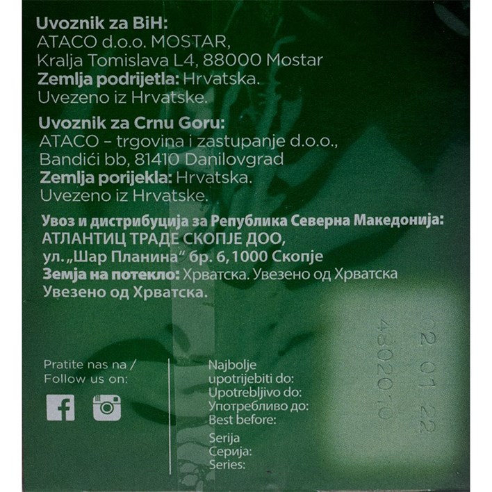 ČAJ FILTER VREĆICA NATURAVITA ĐUMBIR S LIMUNOM 25g ATLANTIC