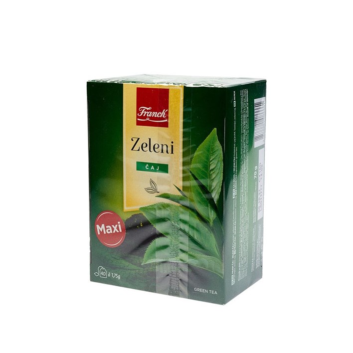 ČAJ FILTER VREĆICA ZELENI MAXI 70g FRANCK