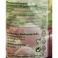 CIKLA KISELA REZANCI 680g PODRAVKA