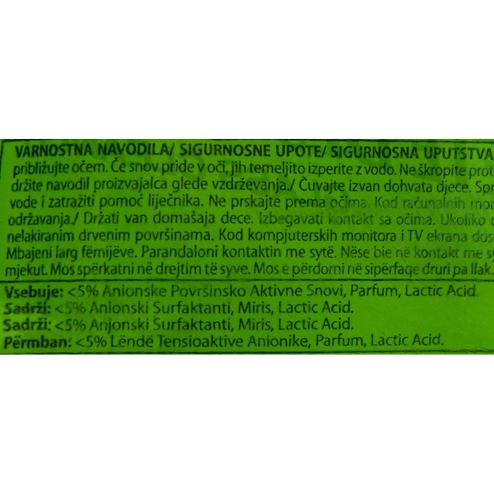 ČISTILO AJAX 750ML GREEN STAKLO