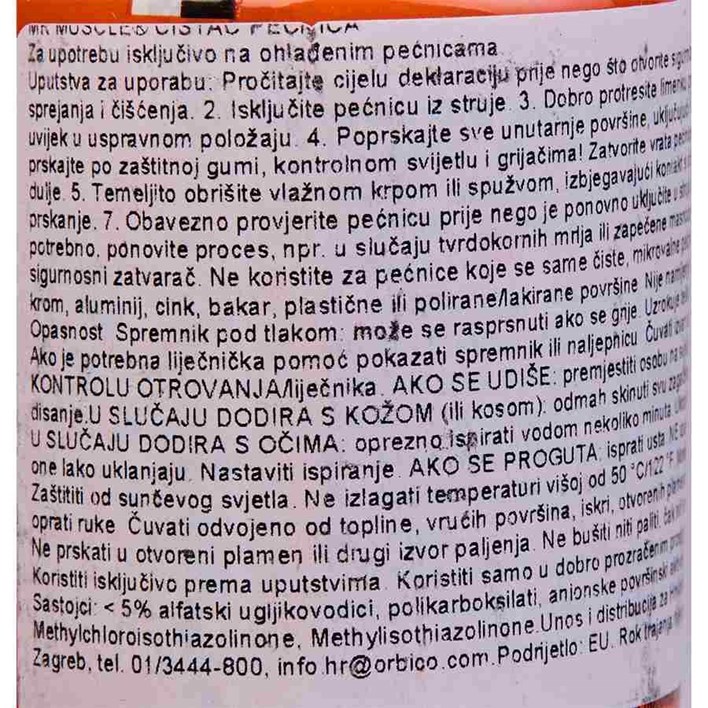 ČISTILO MR MUSCLE 300ML PEĆNICE ORBICO