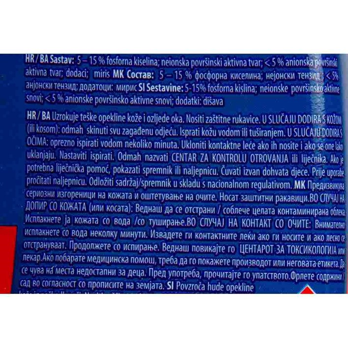 ČISTILO WC SANITAR ACTIVE GEL OCEAN FRESH 750ml
