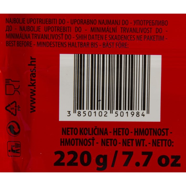 ČOKOLADA DORINA NOISETTE 220g KRAŠ