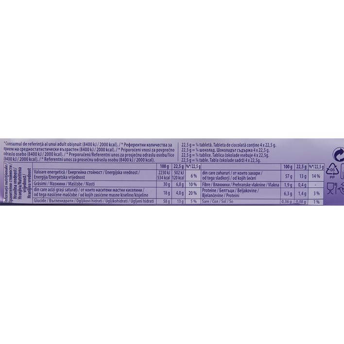 ČOKOLADA MILKA BUBLY MILK 90g