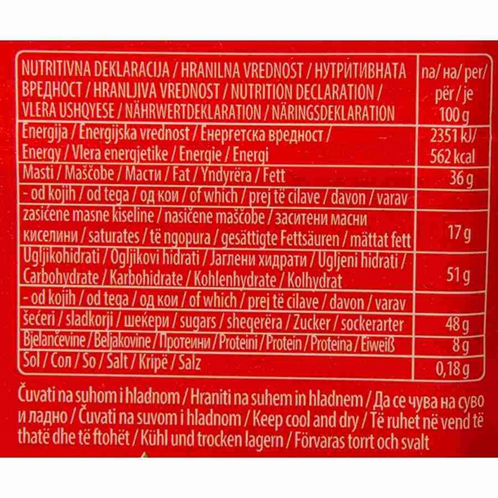 ČOKOLADA DORINA LJEŠNJAK 80g KRAŠ