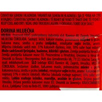 ČOKOLADA DORINA MLIJEČNA 250g KRAŠ