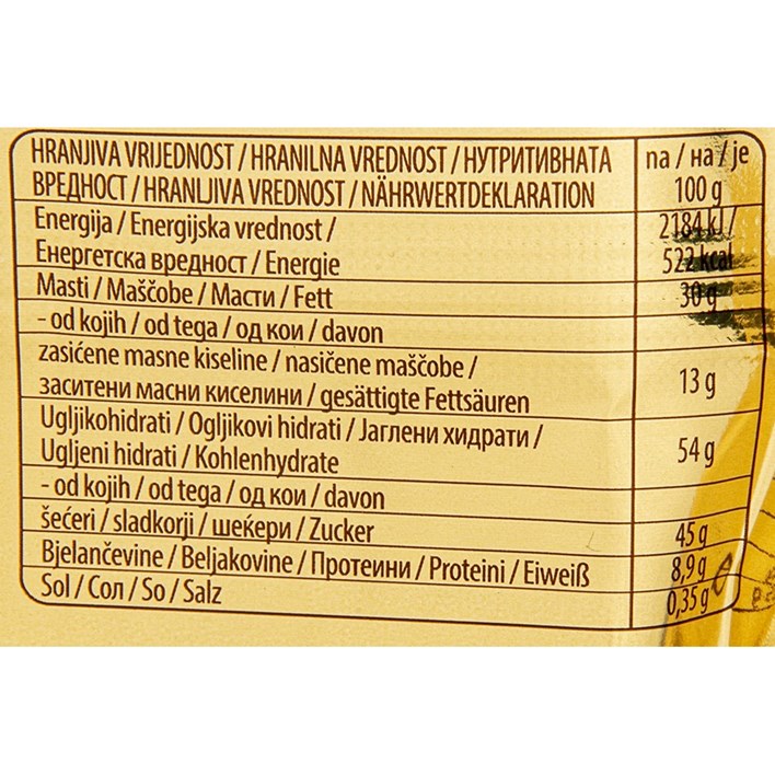 ČOKOLADA DORINA PETIT BEURRE 105g KRAŠ