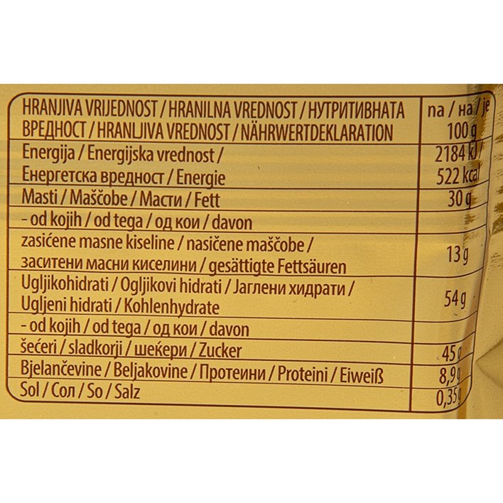 ČOKOLADA DORINA PETIT BEURRE 105g KRAŠ