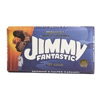 ČOKOLADA JIMMY FANTASTIC BROWNIE AND SALTED CARAMEL 180g ATLANTIC
