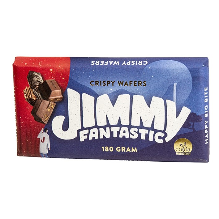 ČOKOLADA JIMMY FANTASTIC WITH WAFER 180g ATLANTIC