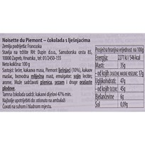 ČOKOLADA LINDT NOISETTE 100g DUPIN