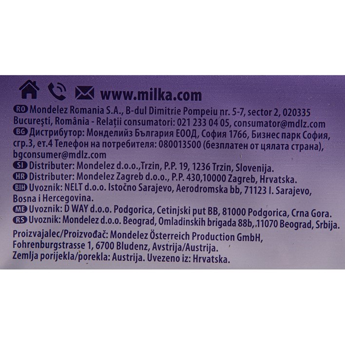 ČOKOLADA MILKA WHOLE NUTS 270g AWT