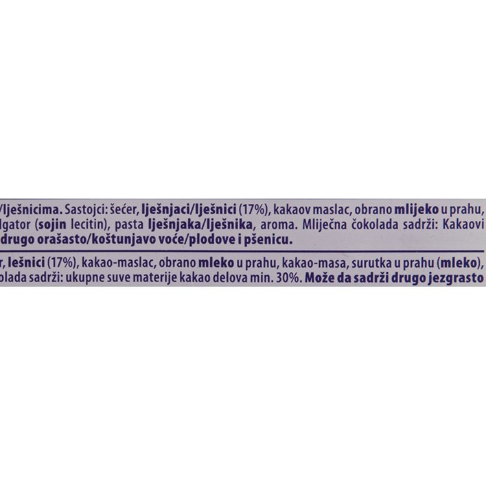 ČOKOLADA MILKA WHOLE NUTS 270g AWT