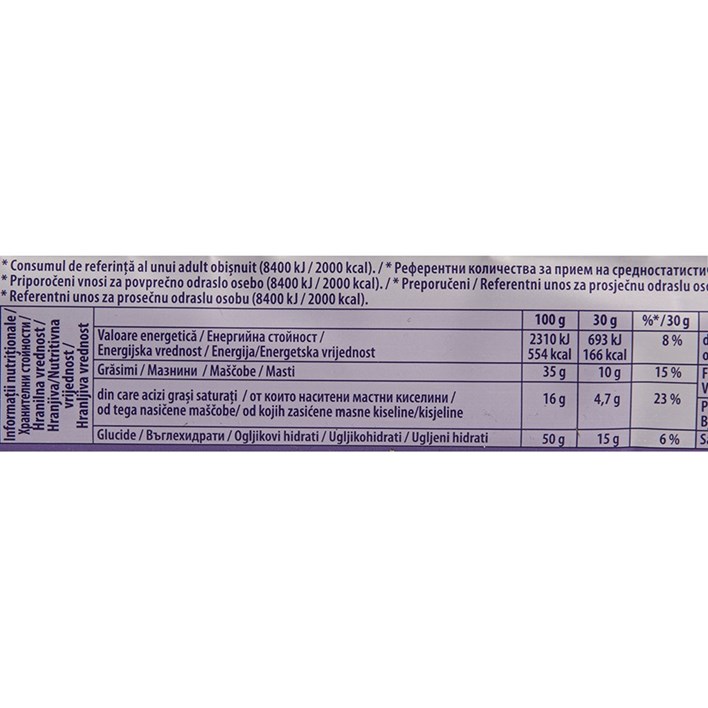 ČOKOLADA MILKA WHOLE NUTS 270g AWT