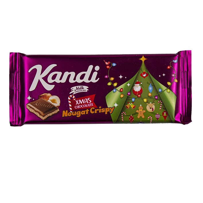 ČOKOLADA XMAS NOUGAT 90g KANDIT