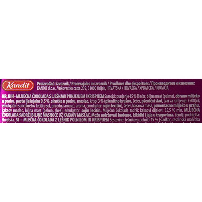 ČOKOLADA XMAS NOUGAT 90g KANDIT