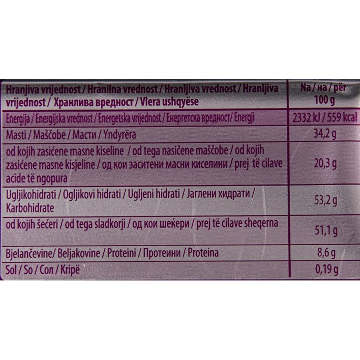ČOKOLADA XMAS NOUGAT 90g KANDIT