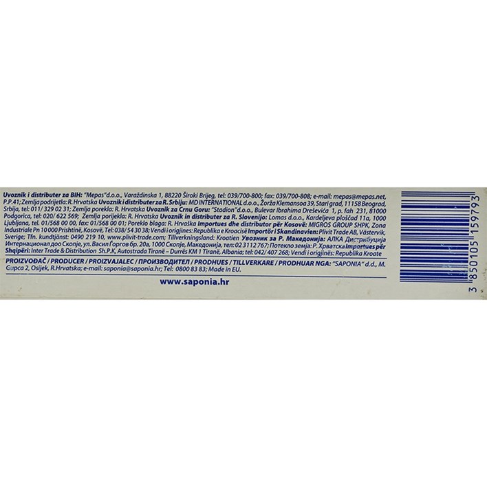 DETERĐENT FAKS AQUAMARINE 260g SAPONIA