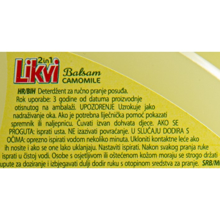 DETERĐENT LIKVI BALSAM KAMILICA 450ml SAPONIA