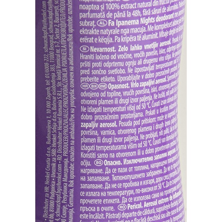 DEZODORANS FA IPANEMA NIGHTS 150ml SPRAY AWT