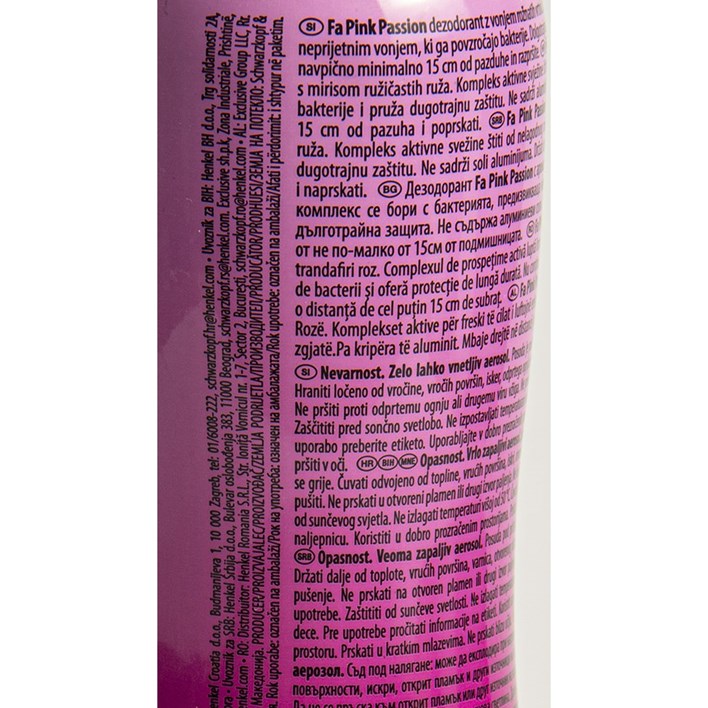 DEZODORANS FA PINK PASSION 150ML