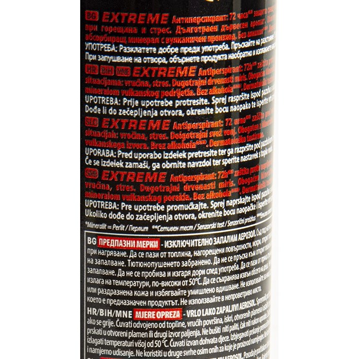 DEZODORANS GARNIER EXTREME 150ML MAN SPRAY