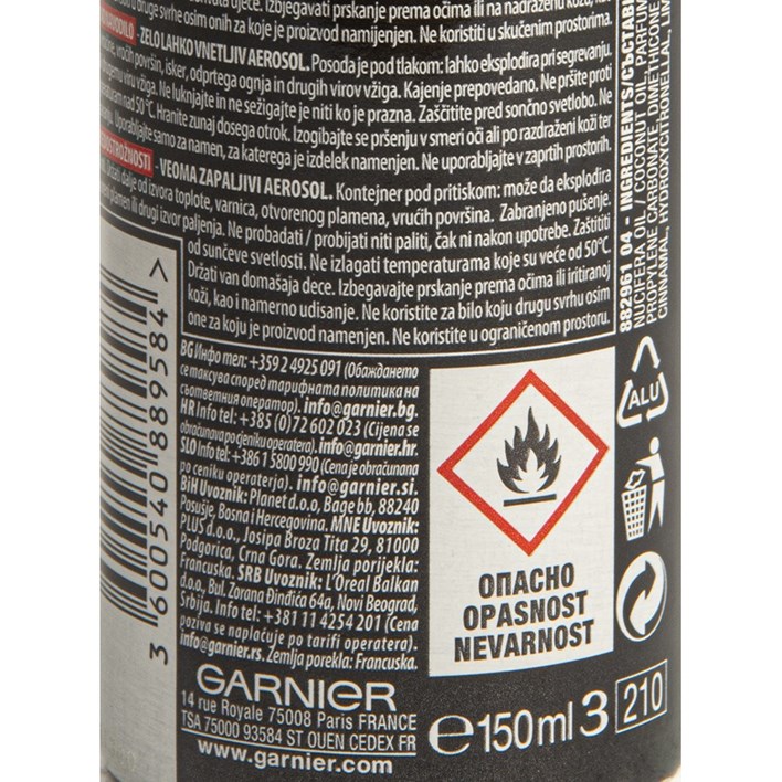 DEZODORANS GARNIER EXTREME 150ML MAN SPRAY