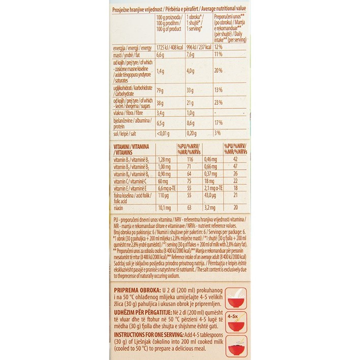 DJEČJA HRANA LJEŠNJAK ČOKOLINO 200G PODRAVKA