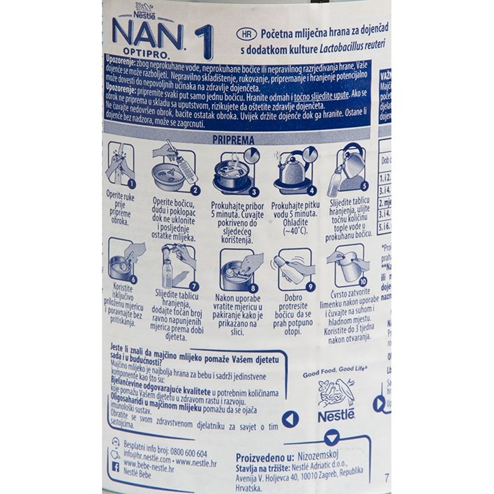 DJEČJA HRANA NAN 1 OPTIPRO 400g ALCA
