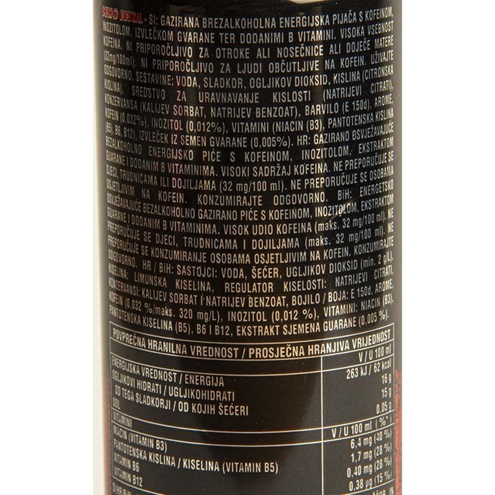 ENERGETSKI NAPITAK BURN ORIGINAL 250ml COCA COLA