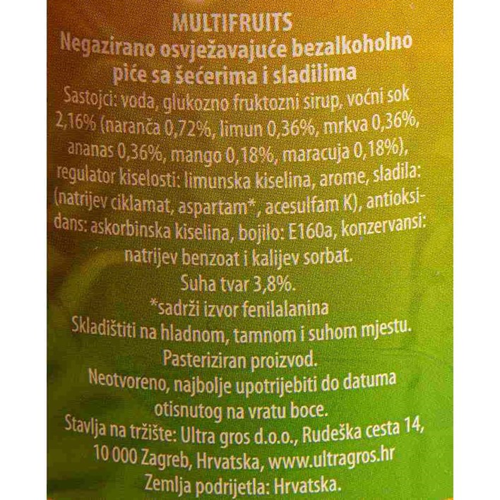 FRUITY DAYS MULTIFRUITS 1,5l DAM DAJ