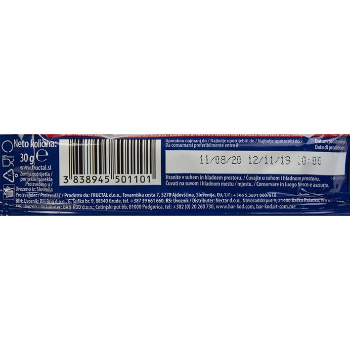 ŽITNA PLOČICA FRUTABELA JAGODA 30g ALCA