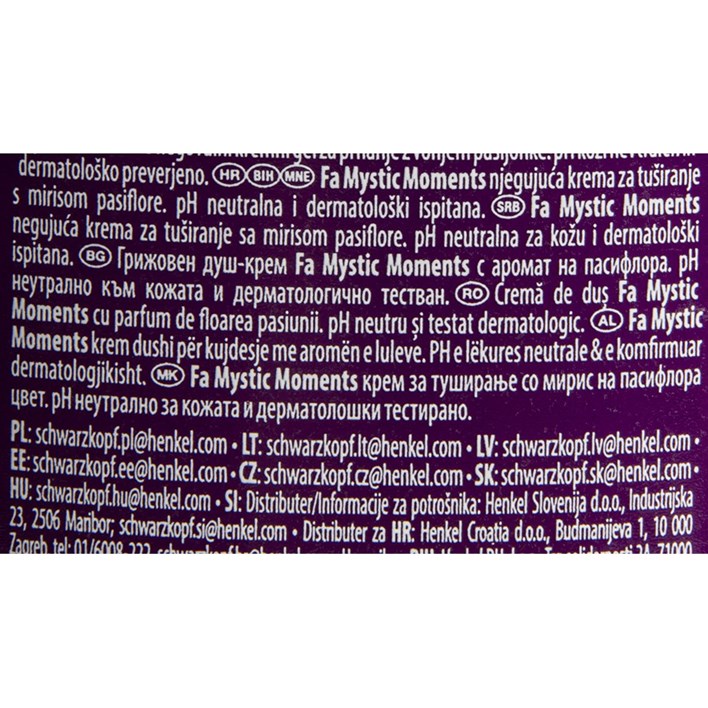 GEK ZA TUŠIRANJE FA MYSTIC MOMENTS 250ML