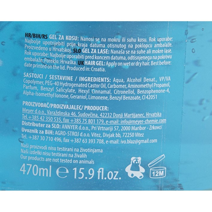 GEL ZA KOSU ANNYER EXTRA STRONG 470ml MEYER