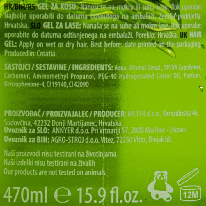 GEL ZA KOSU ANNYER MORMAL 470ml MEYER