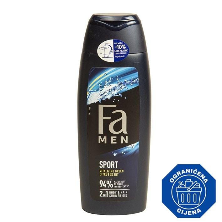 GEL ZA TUŠIRANJE FA SPORT 250ML