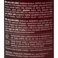 GOTOVO JELO CHILLI CON CARNE 300g PODRAVKA
