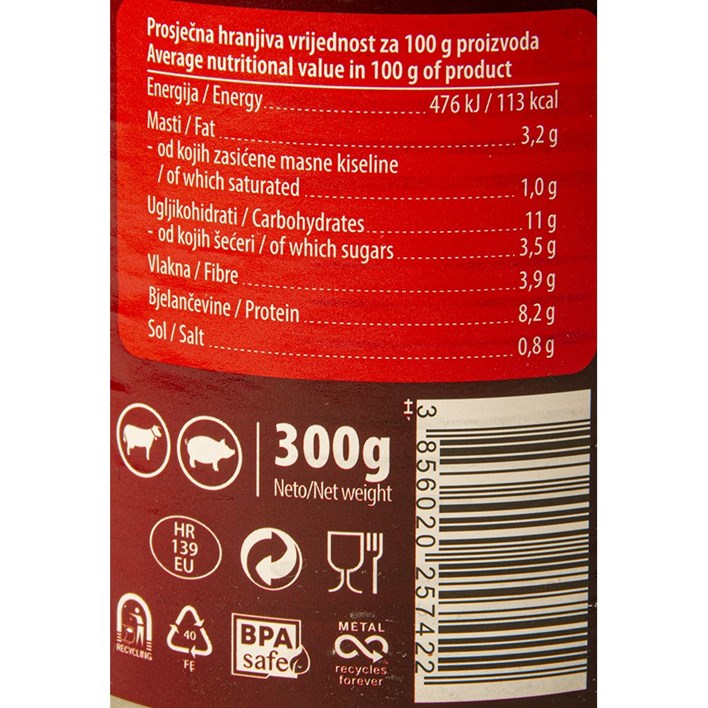 GOTOVO JELO CHILLI CON CARNE 300g PODRAVKA