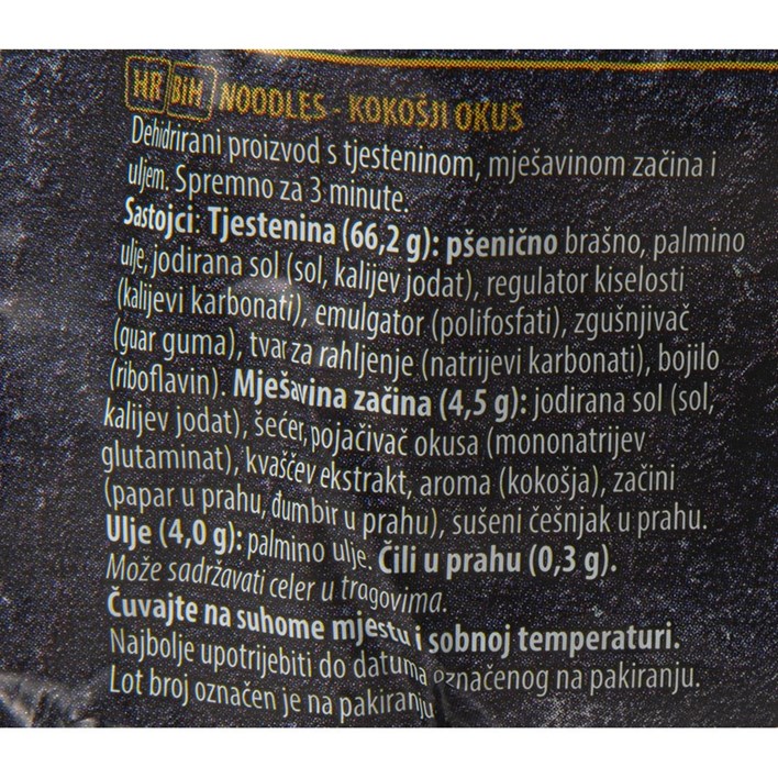 GOTOVO JELO FINI MINI NOODLES KOKOŠJI 75g PODRAVKA