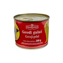 GOTOVO JELO GOVEĐI GULAŠ 200g LIMENKA PODRAVKA