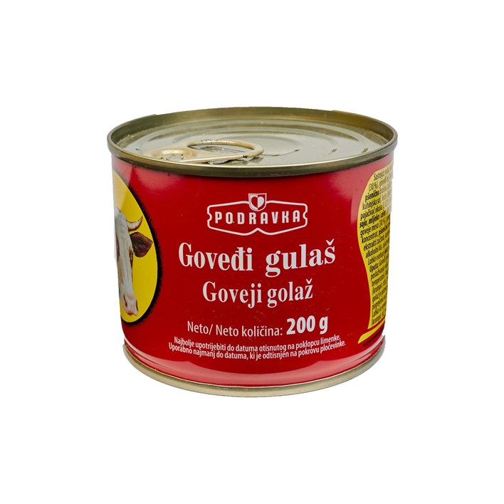 GOTOVO JELO GOVEĐI GULAŠ 200g LIMENKA PODRAVKA