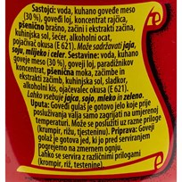 GOTOVO JELO GOVEĐI GULAŠ 200g LIMENKA PODRAVKA