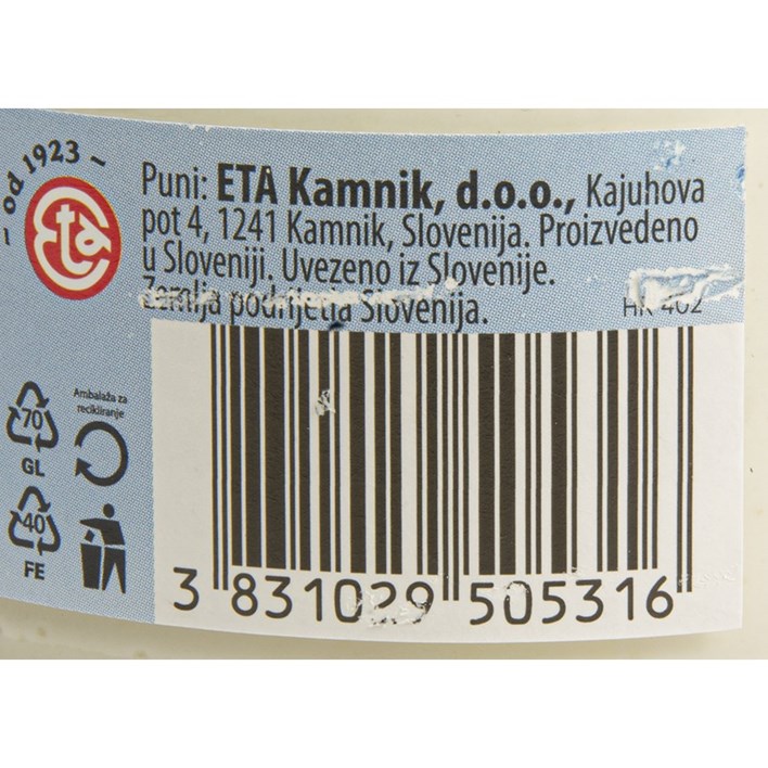 HREN S VRHNJEM NATURETA 180g ORBICO